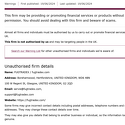 FCA Warning against FUGTRADEX.com FCA Warning against FUGTRADEX.com