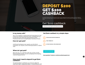 200ForexCashBack