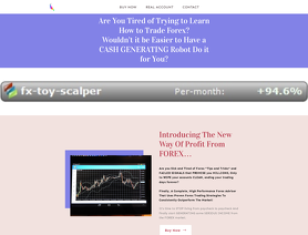 FX Toy Scalper review: Is it a legit or scam forex trading robot?